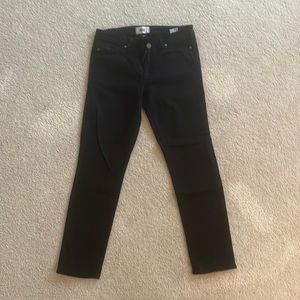 Black PAIGE skinny jeans size 31